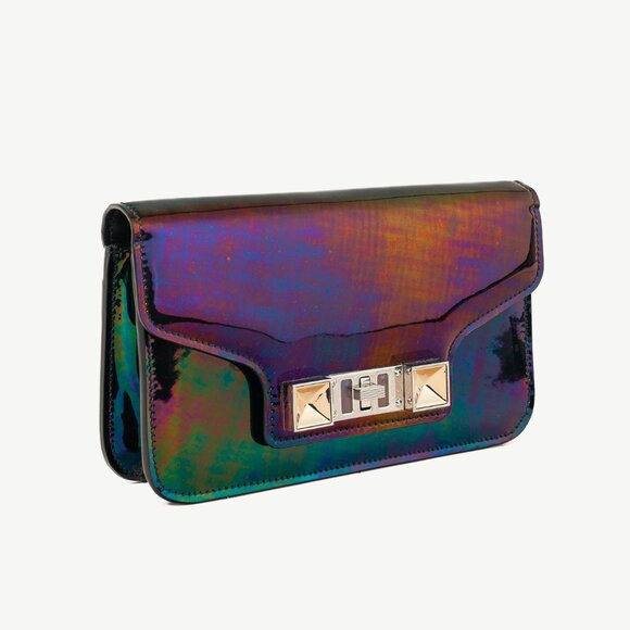 Proenza Schouler PS11 Oil Slick Leather Chain Wallet - Picture 2 of 13
